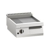 Fry-top pe gaz mediu, platou mixt, de banc, Linia 700, Silko